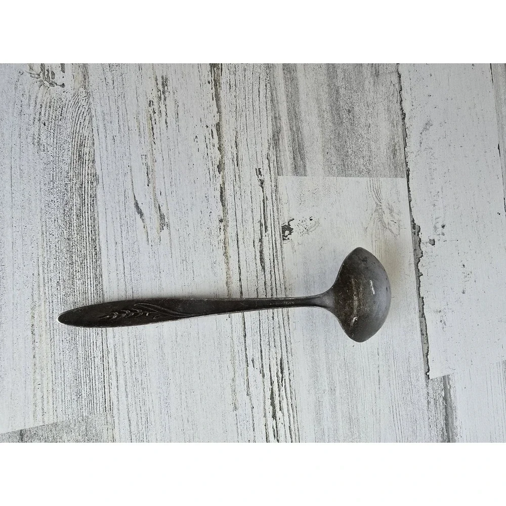 Vintage Community Silverplate Gravy Ladle Morning Star‎ Pattern 7 Inch Serving